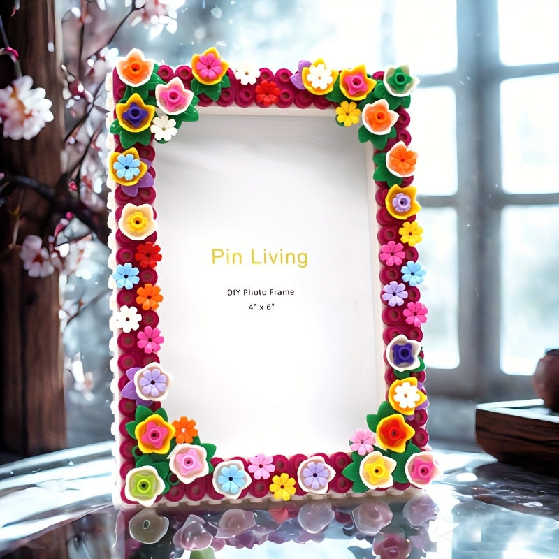 PHOTO FRAME WITH FLOWERS | 100 pieces
