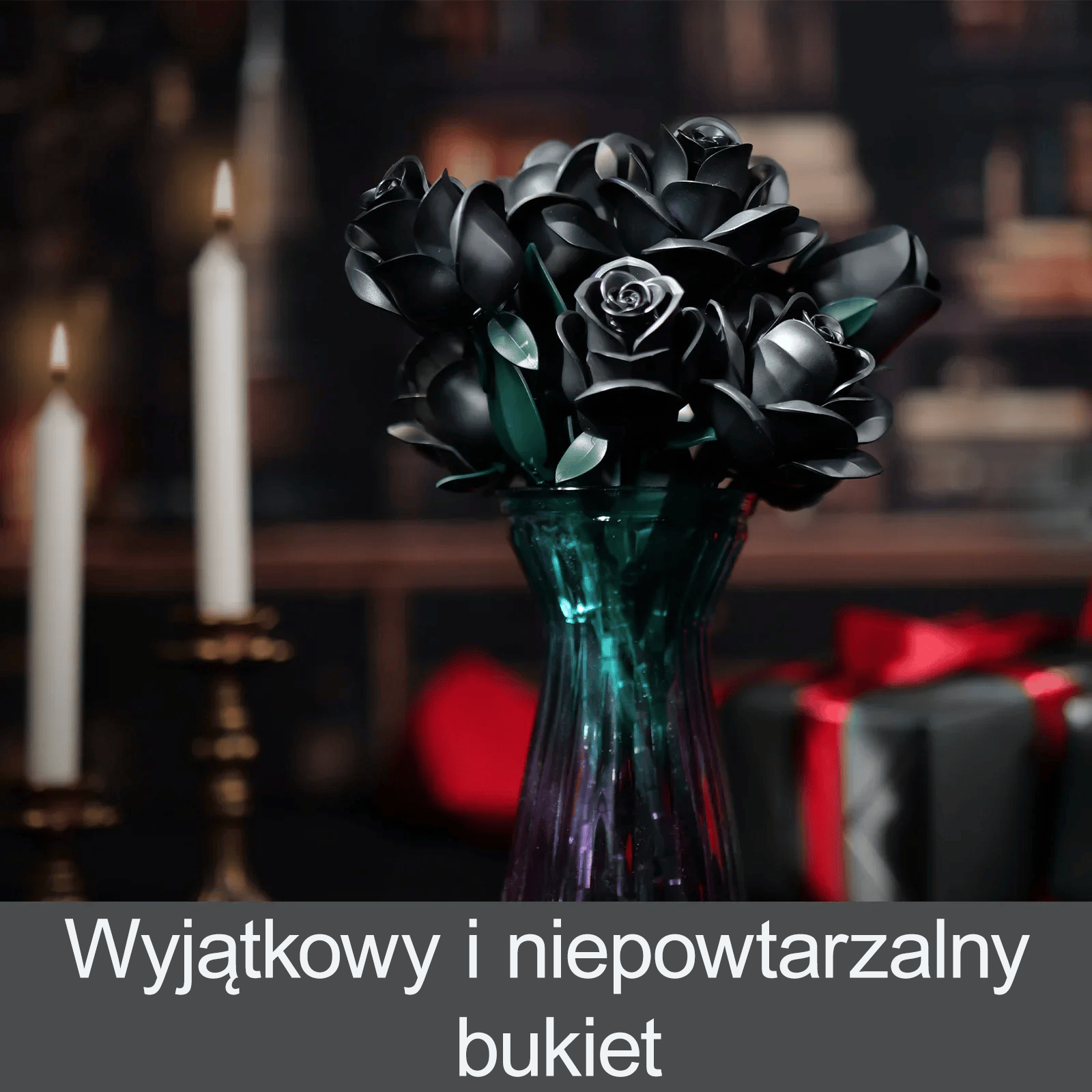 GOTHIC BLACK ROSES | 623 pieces