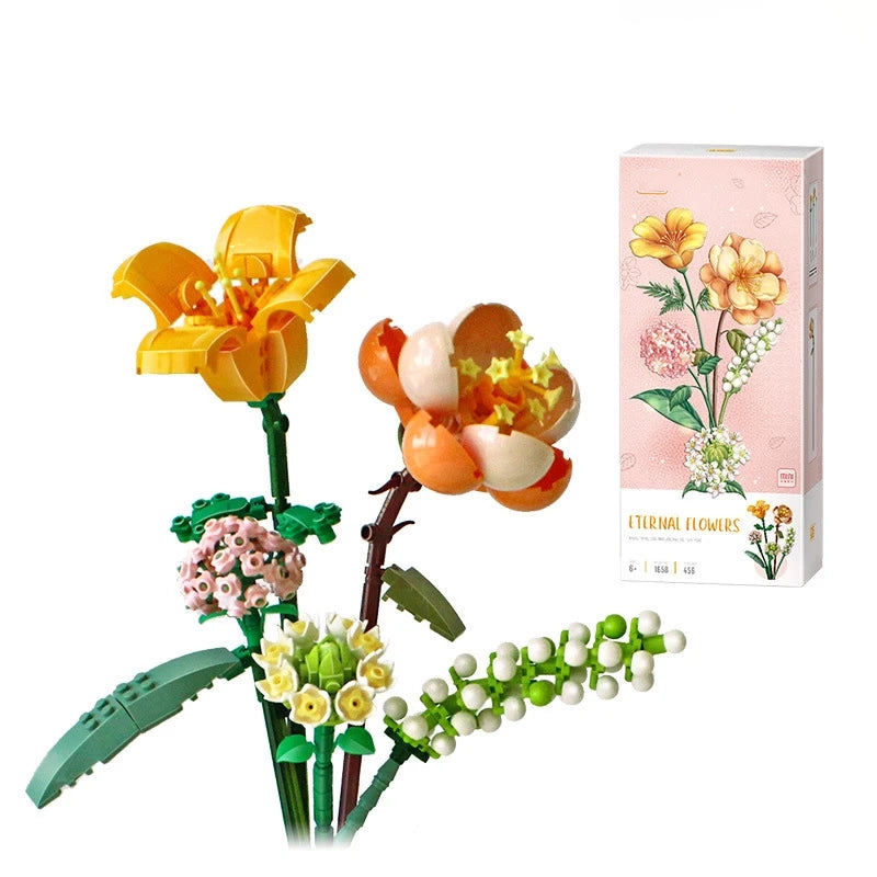 BOUQUET WITHE WILD FLOWERS | 547 pieces