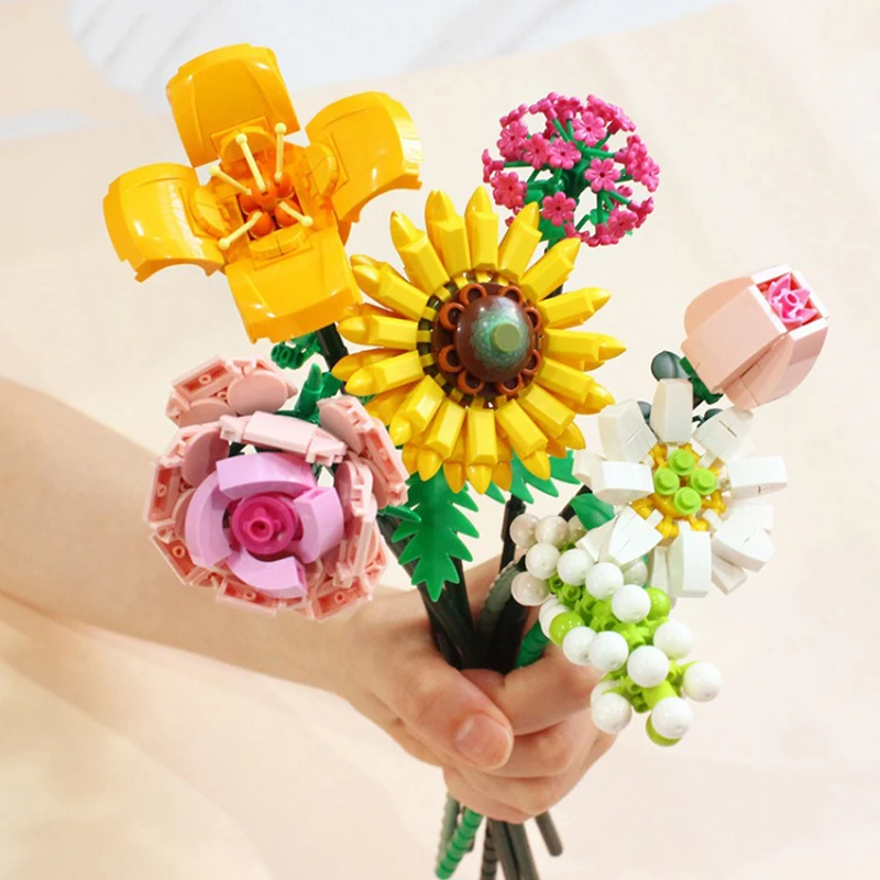 BOUQUET WITHE WILD FLOWERS | 547 pieces