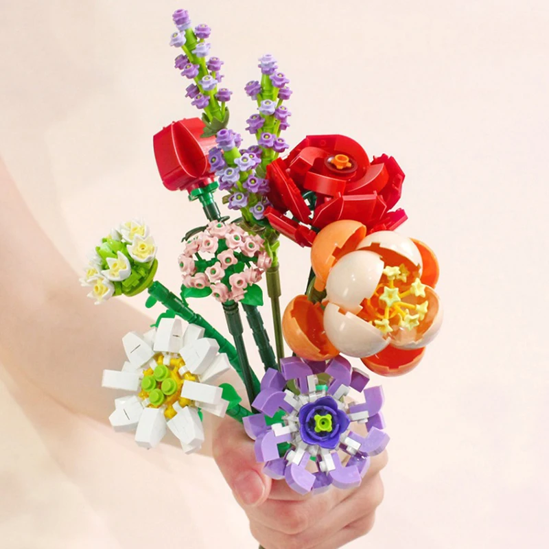 BOUQUET WITHE WILD FLOWERS | 547 pieces