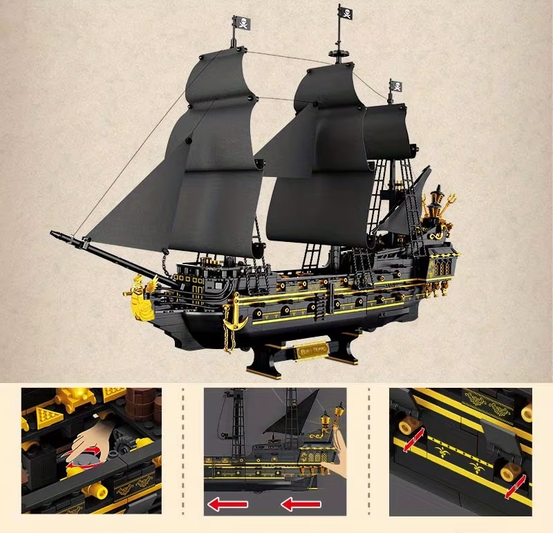 A MIGHTY PIRATE SHIP | 2076 pieces