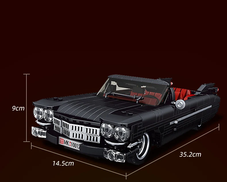 BLACK CONVERTIBLE | 1245 pieces