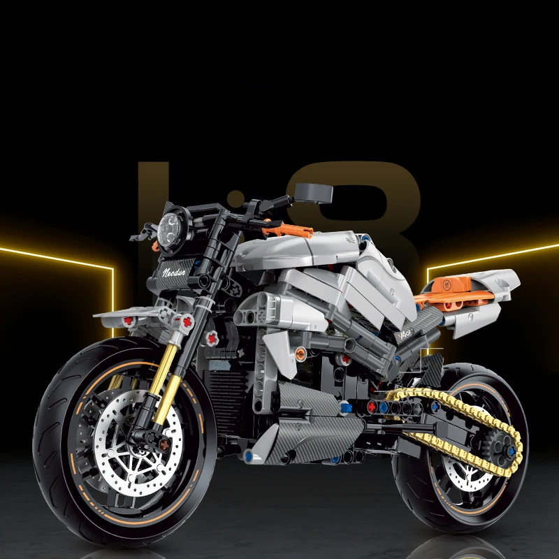 RACING MOTORCYCLE 1:8 | 642 pieces