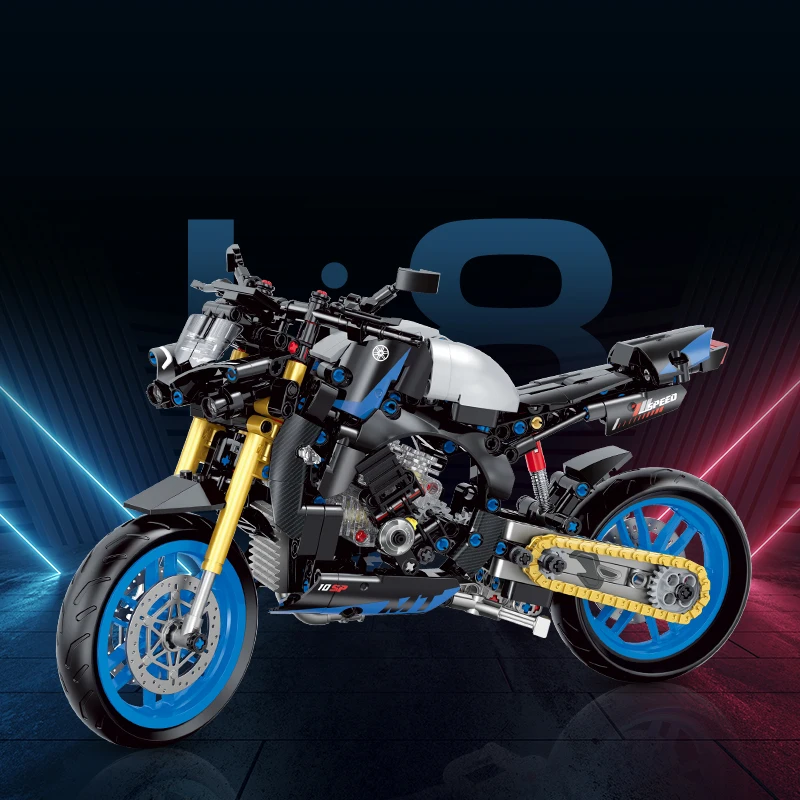 SPORTS RACING MOTORCYCLE 1:8 | 638 pieces