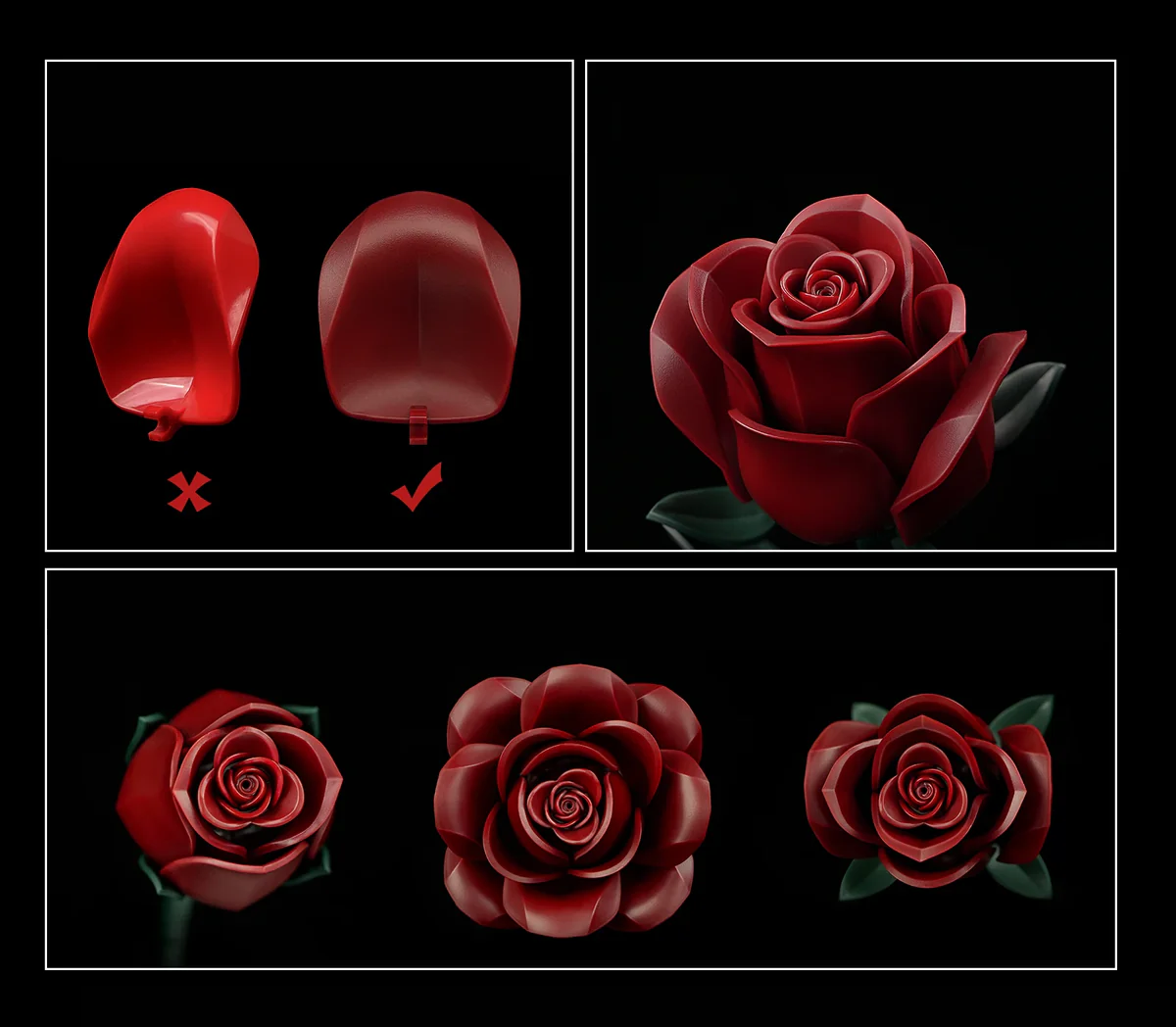BOUQUET OF 12 BURGUNDY MATT ROSES | 496 pieces