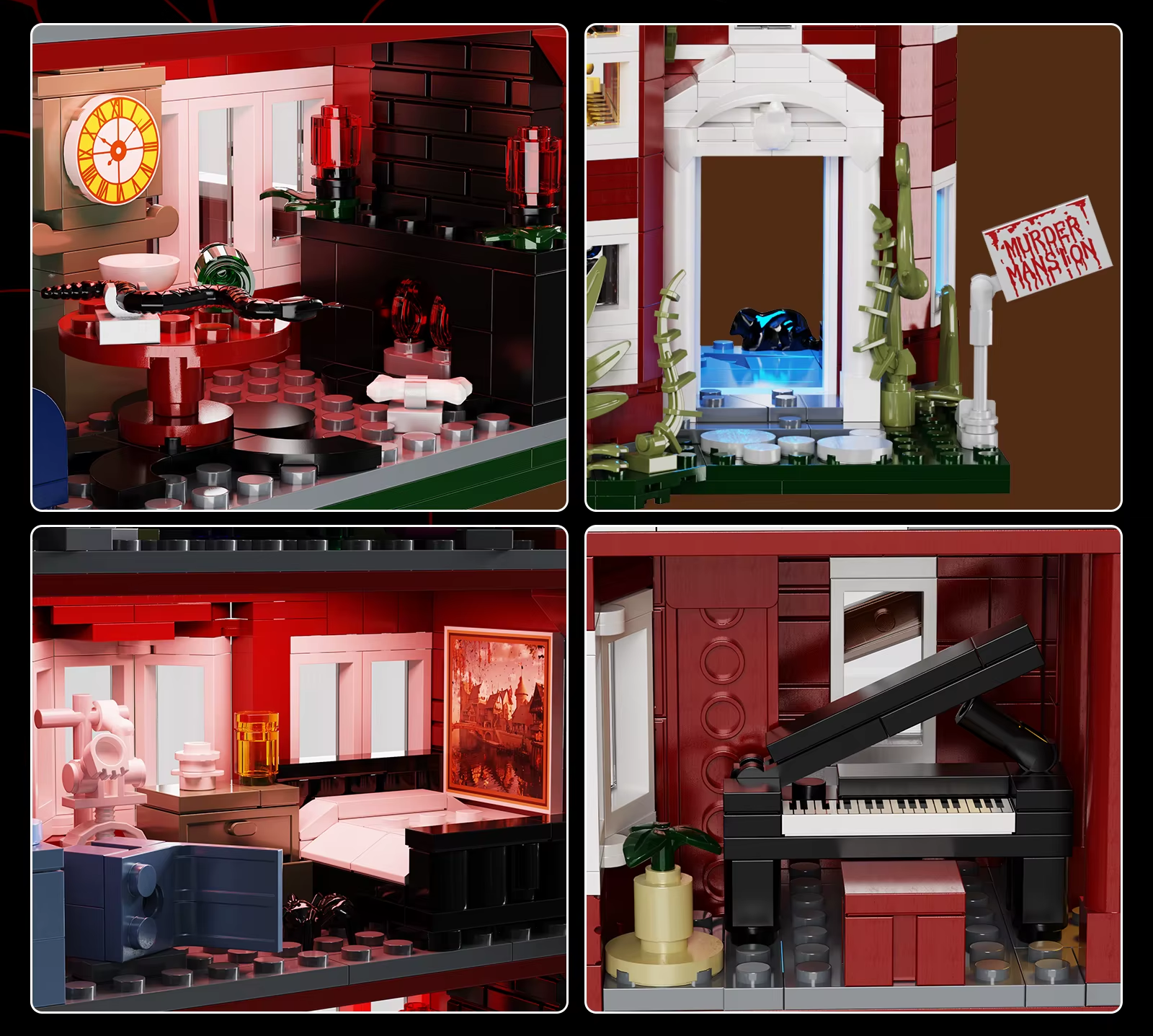 THE DARK HALLOWEEN ESTATE | 1171 pieces