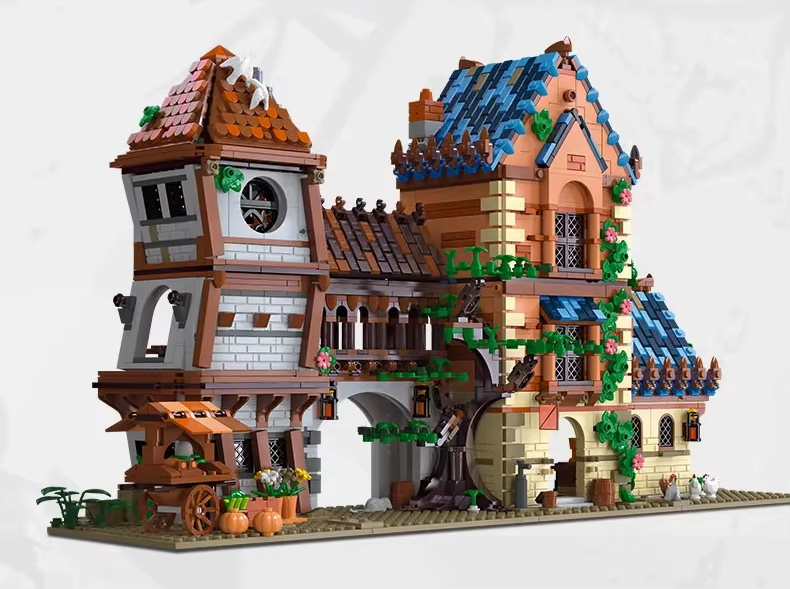 LARGE MEDIEVAL TAVERN | 2843 pieces