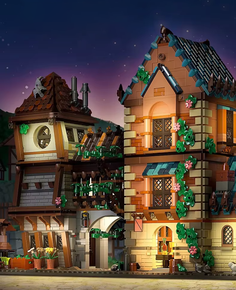LARGE MEDIEVAL TAVERN | 2843 pieces