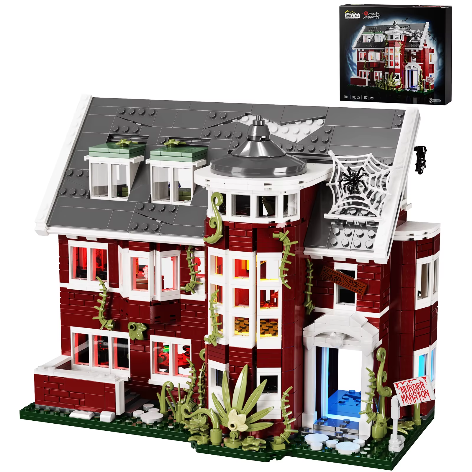 THE DARK HALLOWEEN ESTATE | 1171 pieces