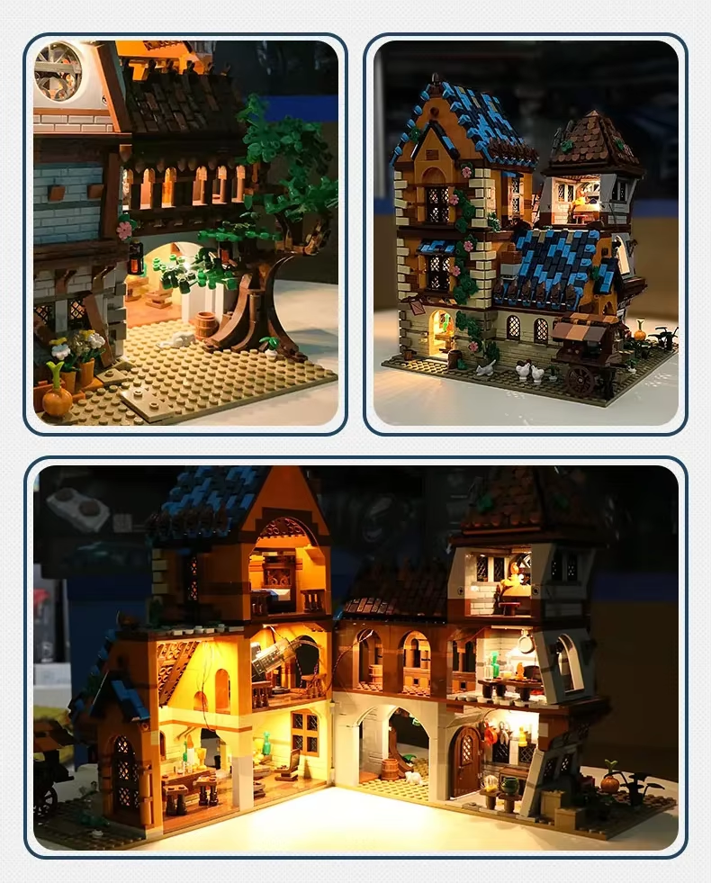 LARGE MEDIEVAL TAVERN | 2843 pieces