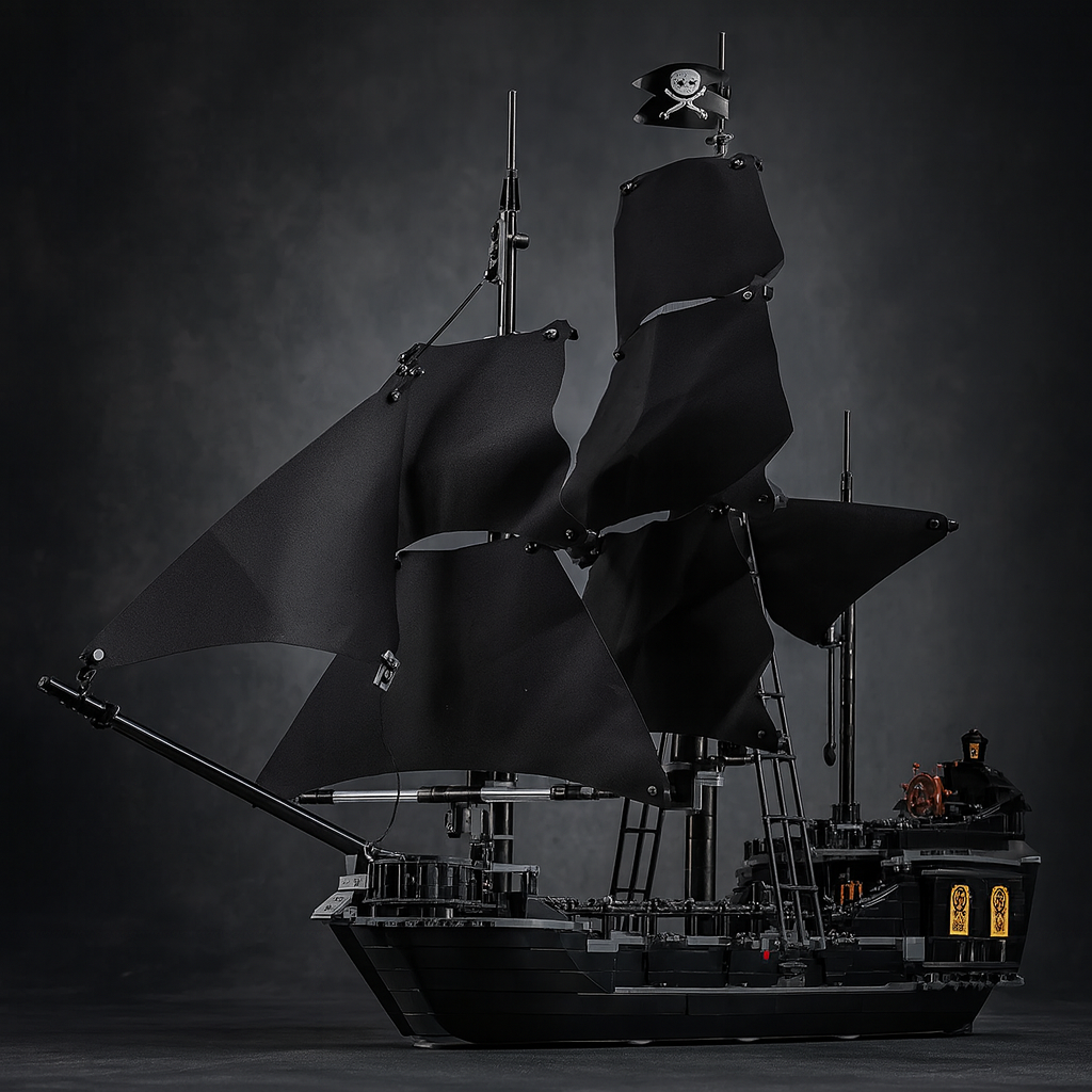 BLACK PIRATE SHIP | 804 pieces