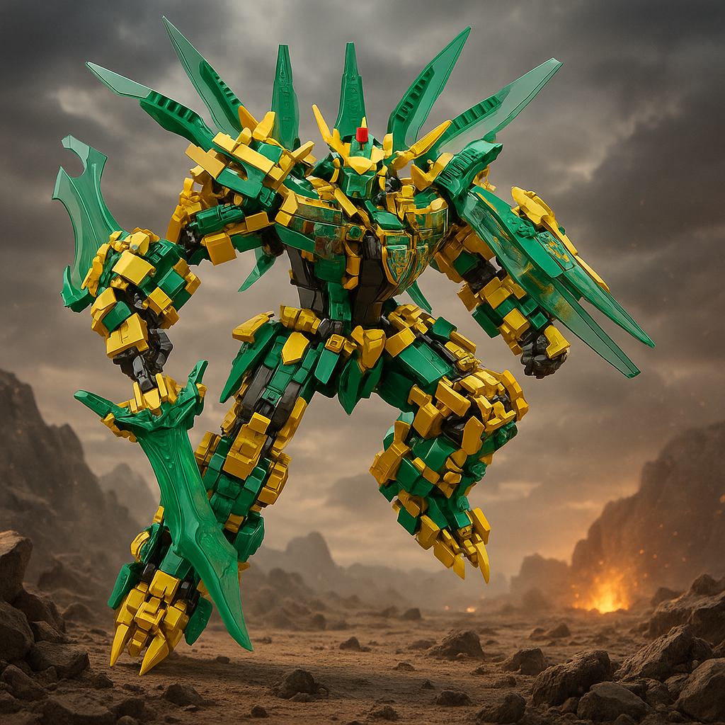 MECH ROBOT WARRIOR BUILDING SET | 1618 pieces