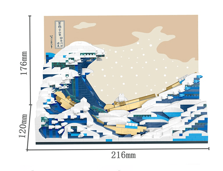 [DO POPRAWY OPIS/ZDJĘCIA W PIERWSZEJ KOLEJNOŚCI] BUILDING BLOCKS SET VAN GOGH PAINTINGS STARRY NIGHT THE GREAT WAVE | 4154 pieces [DO POPRAWY OPIS/ZDJĘCIA W PIERWSZEJ KOLEJNOŚCI] BUILDING BLOCKS SET VAN GOGH PAINTINGS STARRY NIGHT THE GREAT WAVE | 4154 pieces 