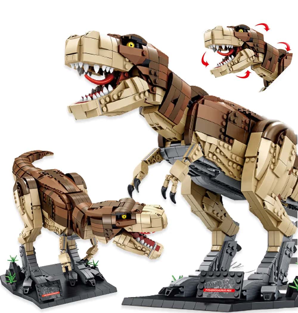 JURASSIC PARK BLOCKS DINOSAUR FIGURE SET | 1813 pieces JURASSIC PARK BLOCKS DINOSAUR FIGURE SET | 1813 pieces 