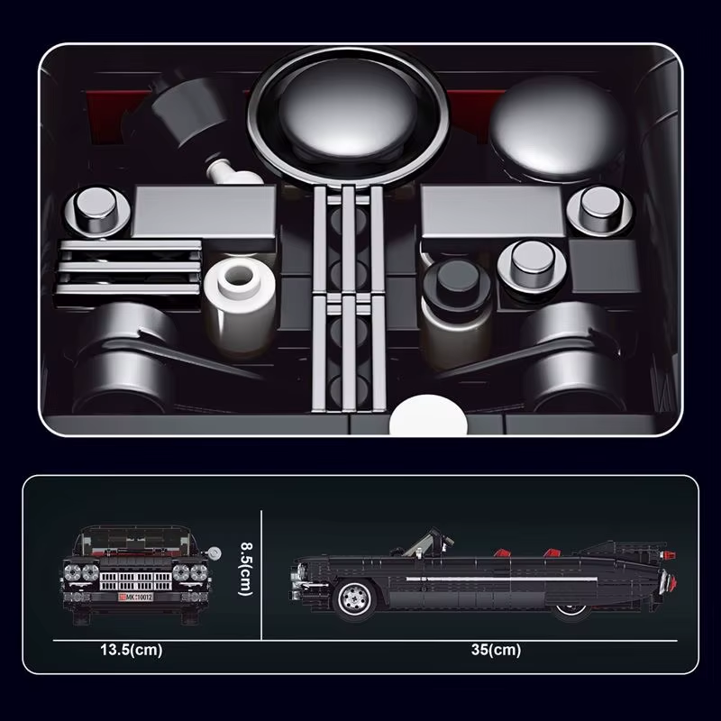BLACK CONVERTIBLE | 1245 pieces