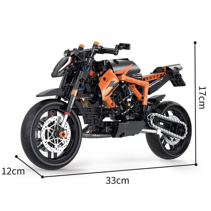 ORANGE MOTORCYCLE 1:8 | 579 pieces