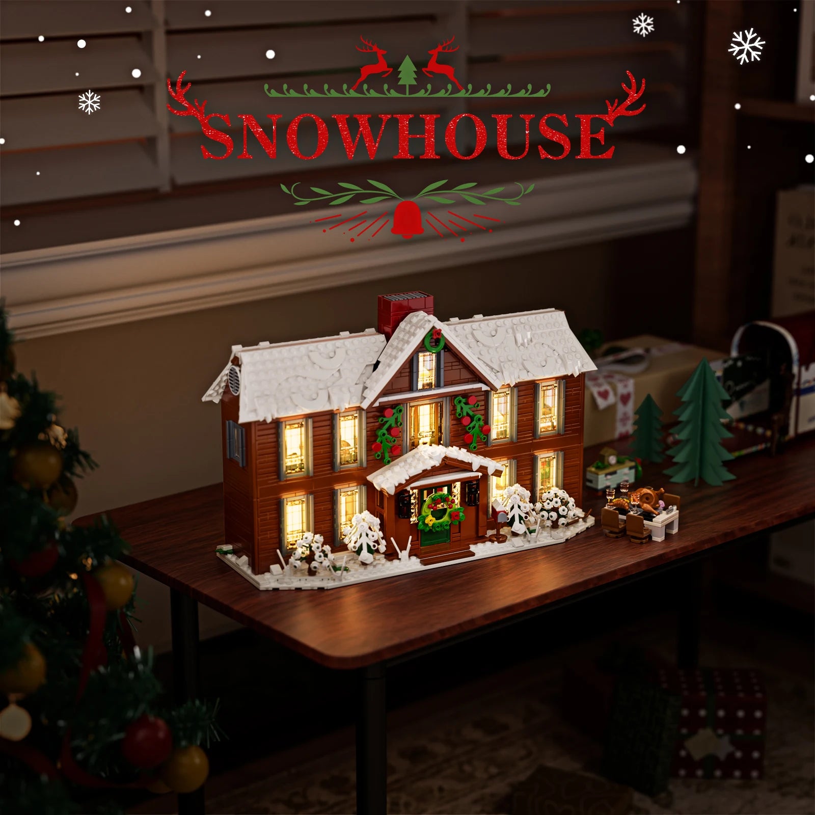 LARGE CHRISTMAS HOUSE | 1445 pieces