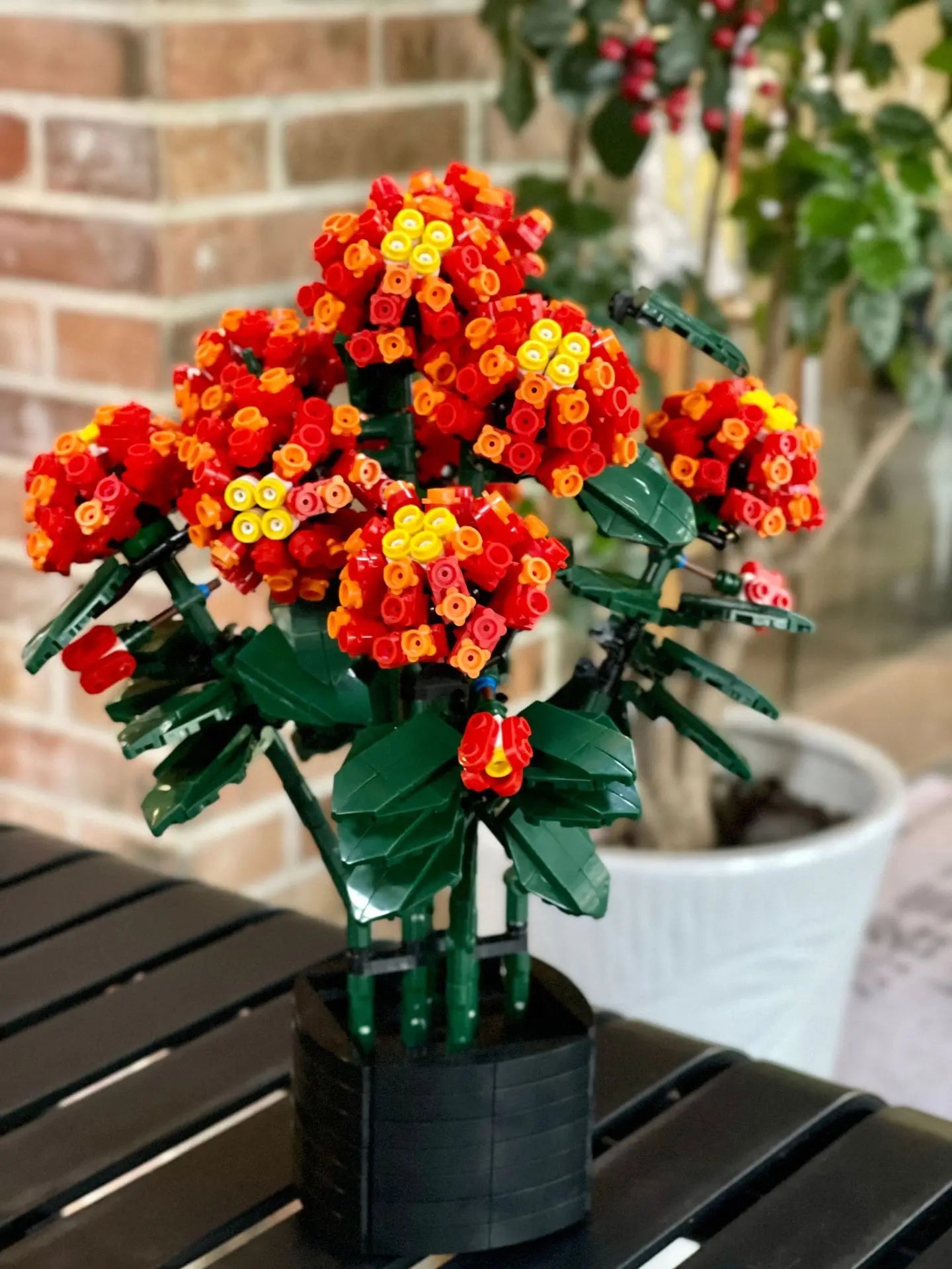 THE GOLDEN CHRYSANTHEMUM  IN A FLOWERPOT | 1614 pieces