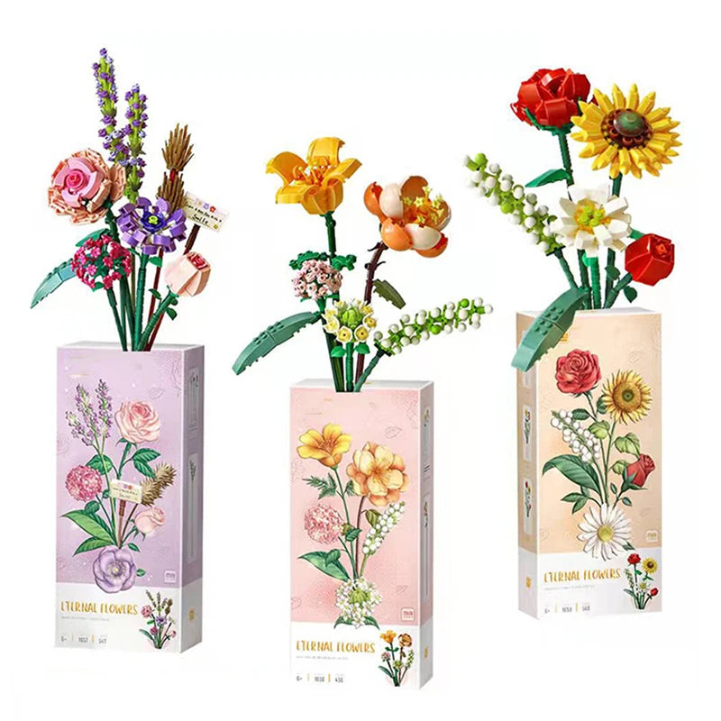 BOUQUET WITHE WILD FLOWERS | 547 pieces