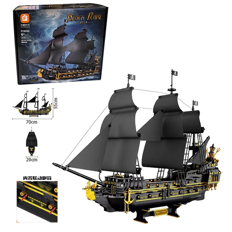 A MIGHTY PIRATE SHIP | 2076 pieces