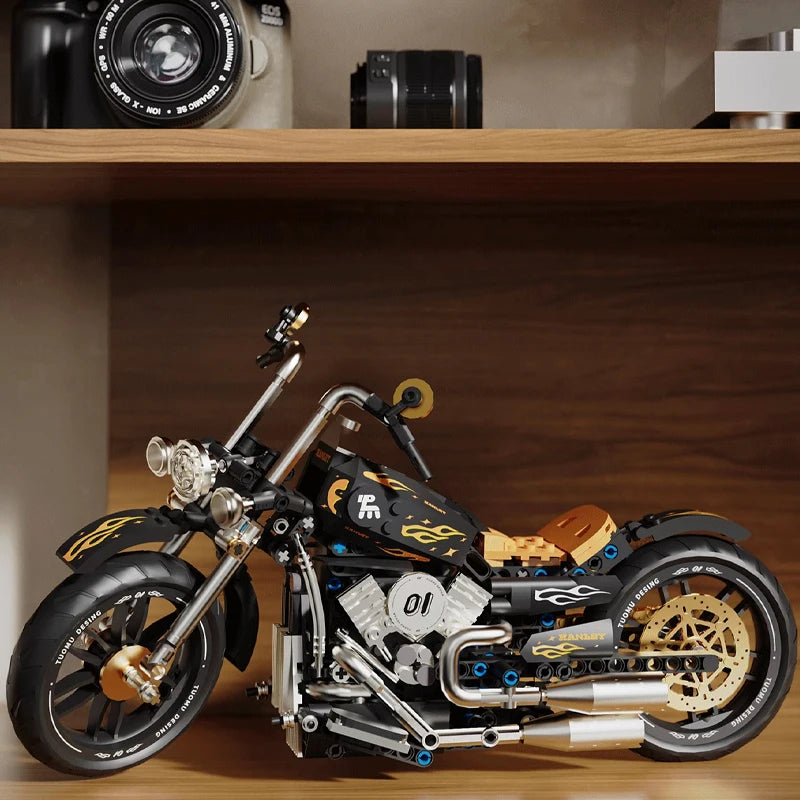 BEAUTIFUL RETRO MOTORCYCLE | 445 pieces
