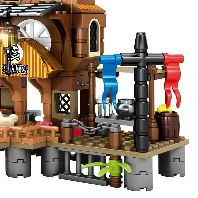PIRATE ISLAND WITH A BOAT | 675 pieces