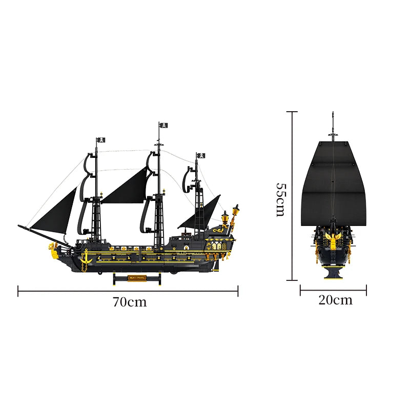 A MIGHTY PIRATE SHIP | 2076 pieces