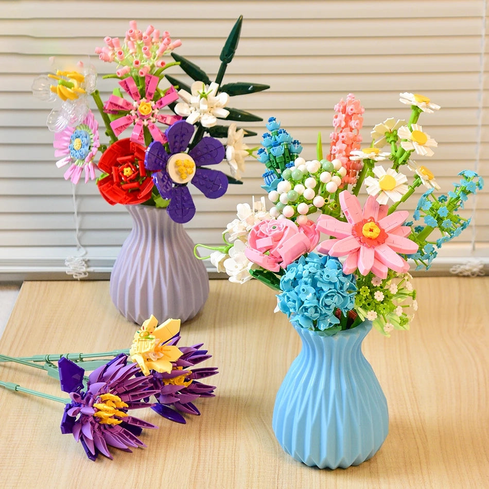 COLORFUL FLOWER BOUQUETS | 756 pieces