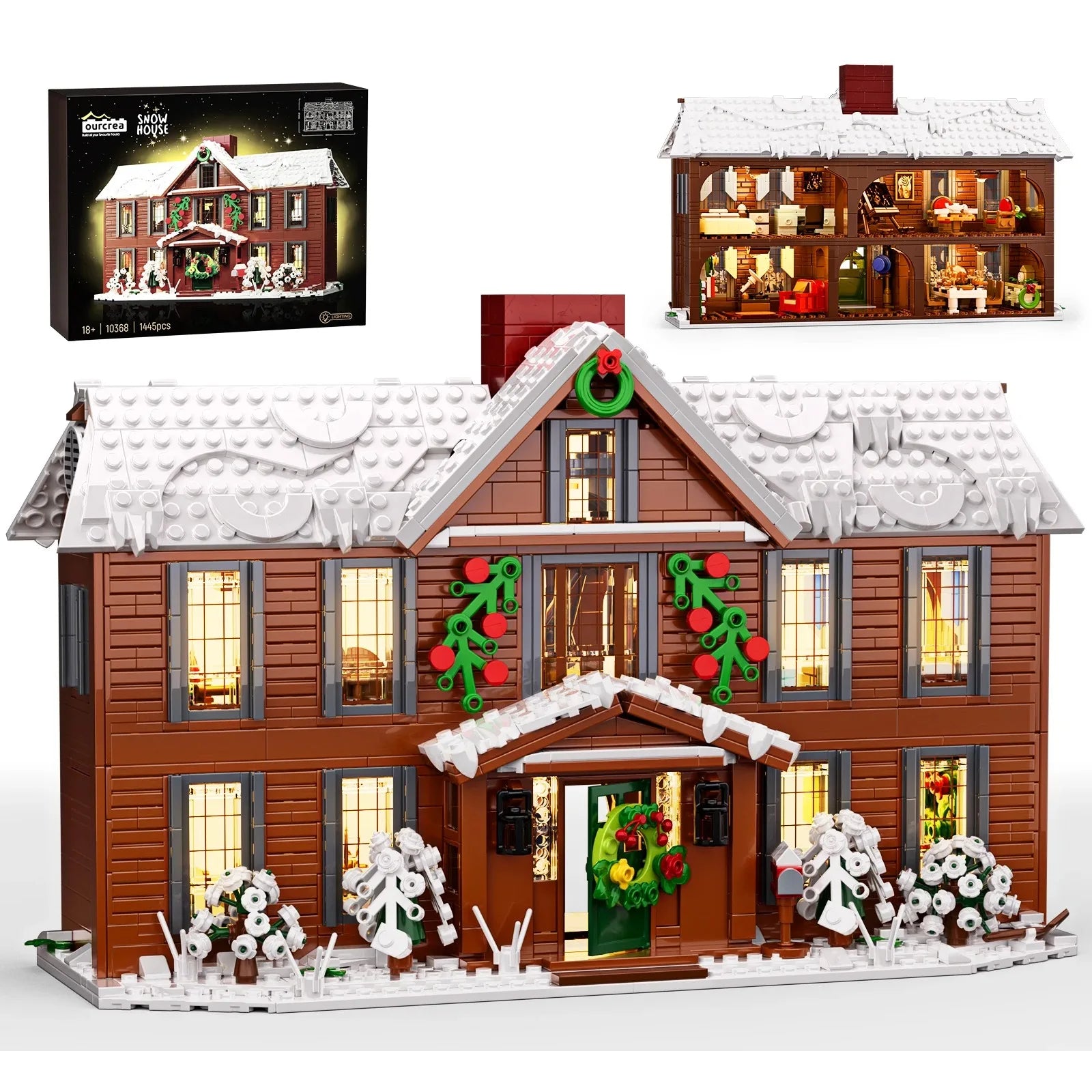 LARGE CHRISTMAS HOUSE | 1445 pieces