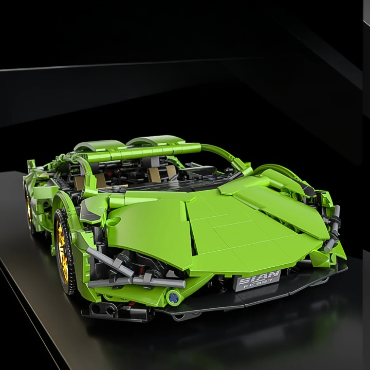 GREEN ITALIAN SUPERCAR 1:14 | 1200 pieces