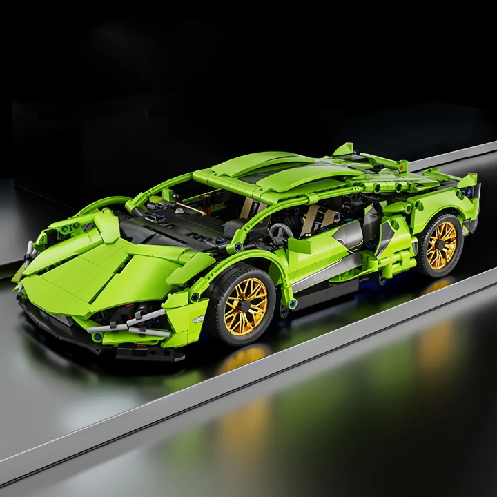 GREEN ITALIAN SUPERCAR 1:14 | 1200 pieces