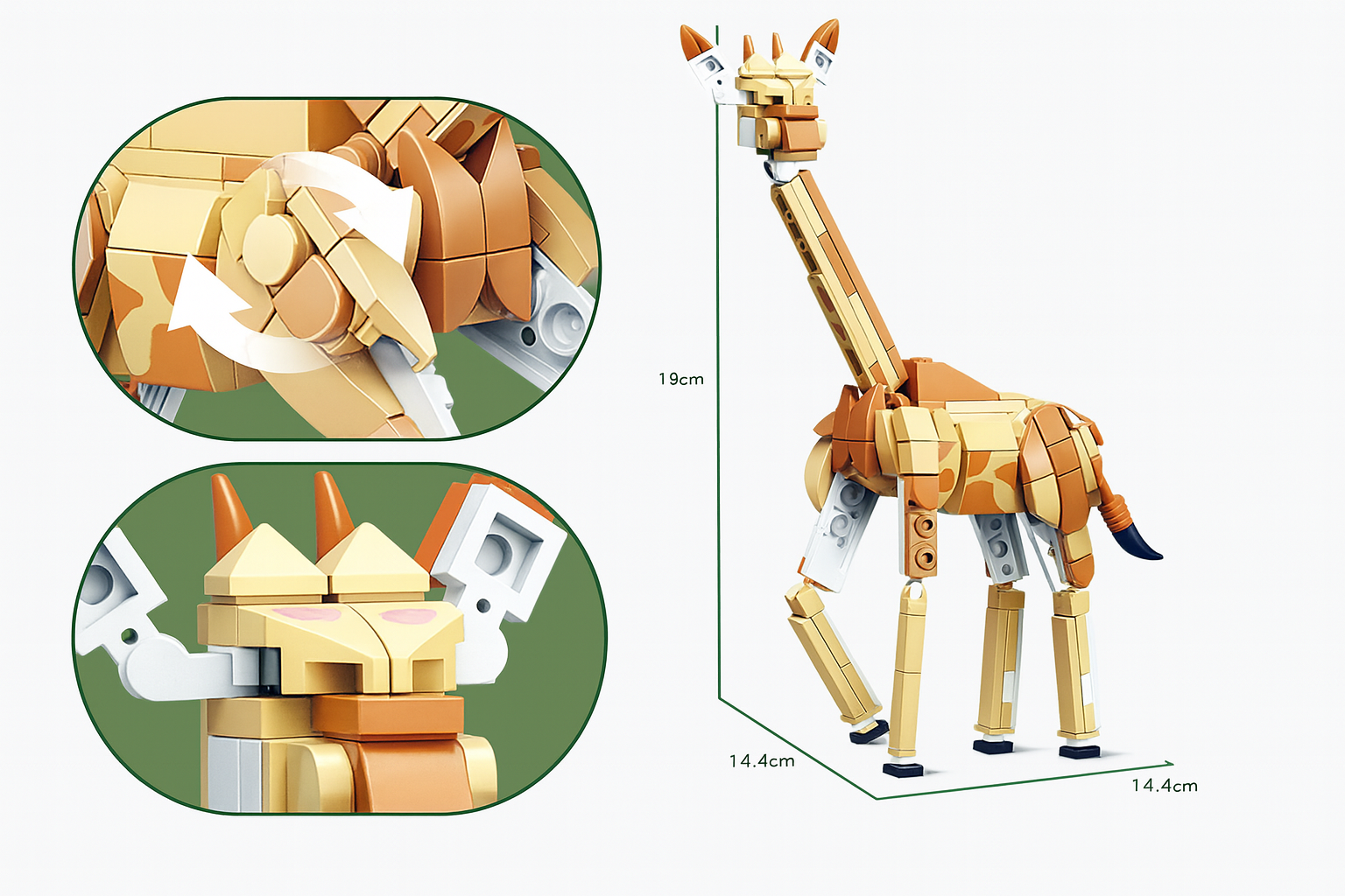 HAPPY GIRAFFE SAVANNAH | 161 pieces