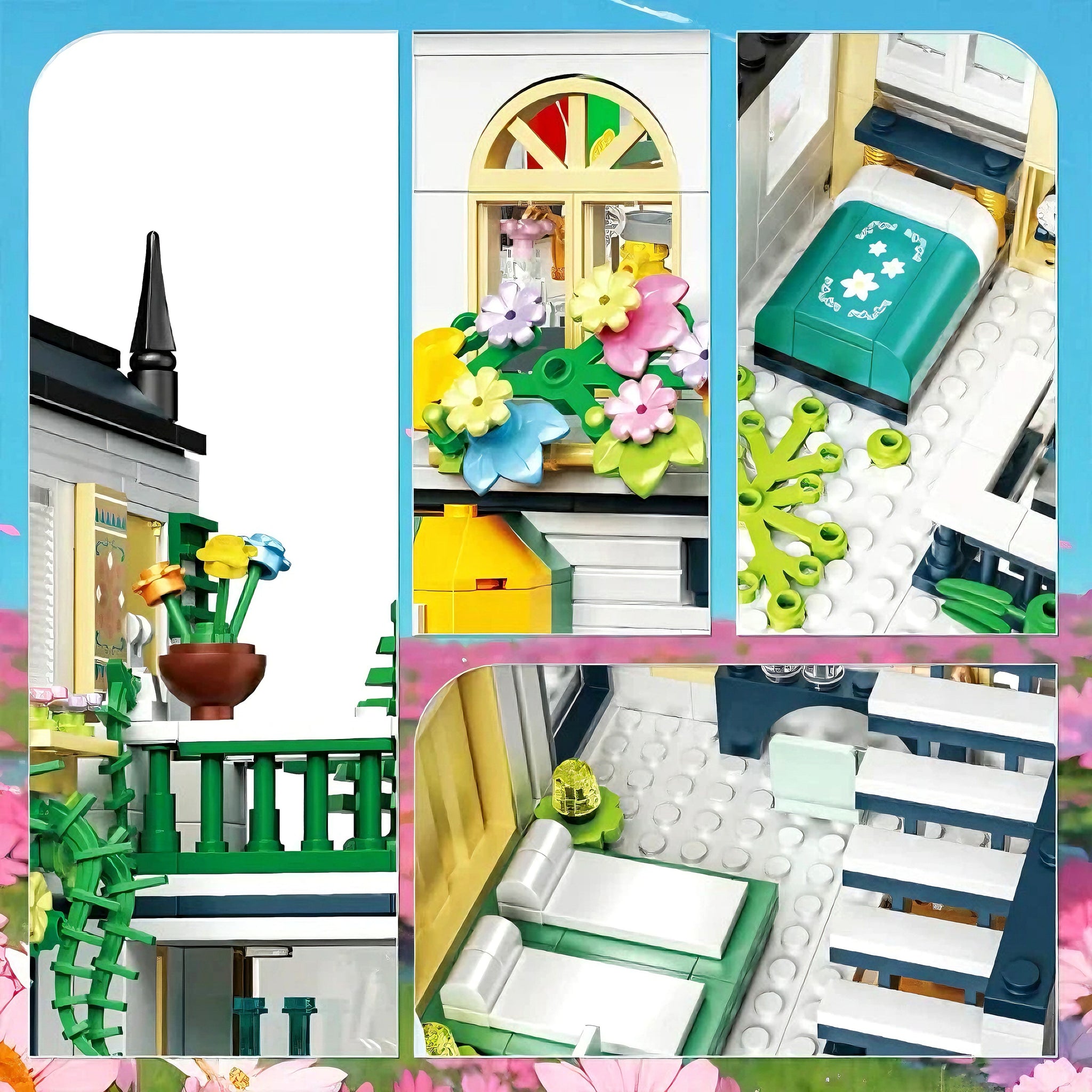 ELEGANT TWO-STORY HOTEL | 998 pieces