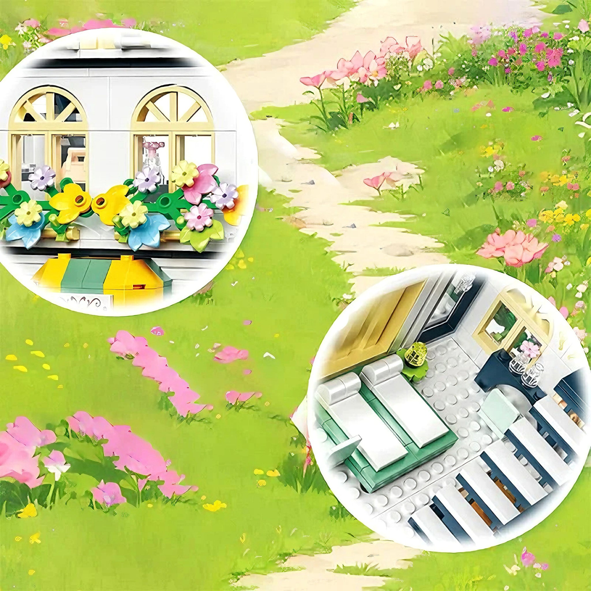 ELEGANT TWO-STORY HOTEL | 998 pieces