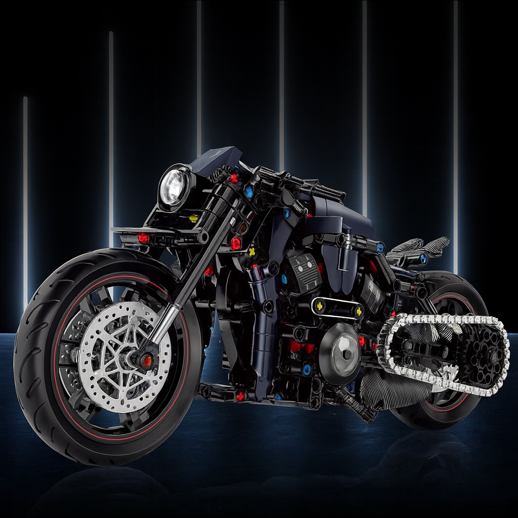 MOTOCYKL FOR NIGHT RACING 1:8 | 632 pieces